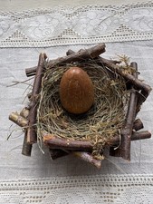 Altes Stopfei    Holz aus